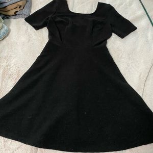 Black skater dress